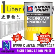 Nippon Paint Economy Undercoat Cat Kayu Besi Undercoat 1L - 1 Liter