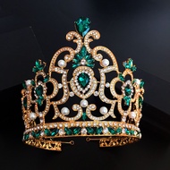 Miss Universe Wedding Stage Show Tiaras Crown Queen Rhinestone Pearl  Tiara Party Hair Jewelry for P