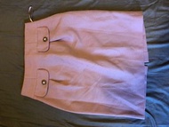 Apuweiser-riche pink pencil skirt