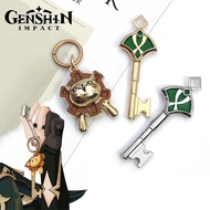 Anime Genshin Impact Alhaitham Keychains Sumeru Kaveh Al Haitham Lion Key Cosplay Unisex Keychain Se