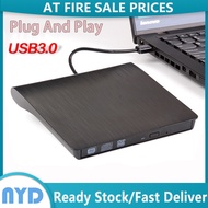 USB3.0 4K External Optical Drive CD Writer Drive 3D Player BD-RE Mobile External Optical Drive DVD+/