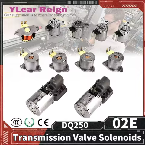 DQ250 02E DSG 6-Speed Automatic Transmission Valve Solenoids Kits 02E325025AJ 02E321371E For A3 Q3 S