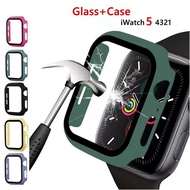 W26 Q12 FT50 T5 Glass+case For Smart Watch serie 6 5 4 42/44mm Watch Tempered