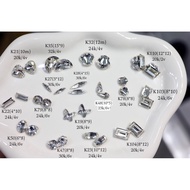 Australian block stone 89% beautiful white and sparkling for nails