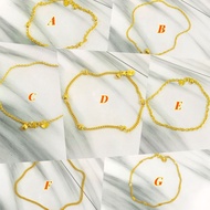 Simple Anklet Cop 916 Anklet Gold 916 Anklet for Woman