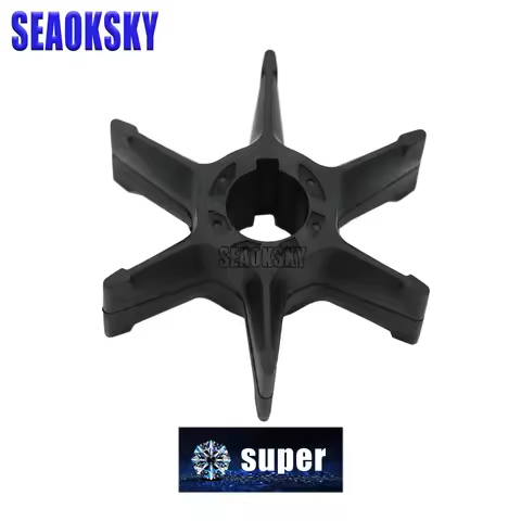 Water Pump Impeller 6F5-44352 for Yamaha 2 stroke 40HP Boat Engine 6F5-44352-00