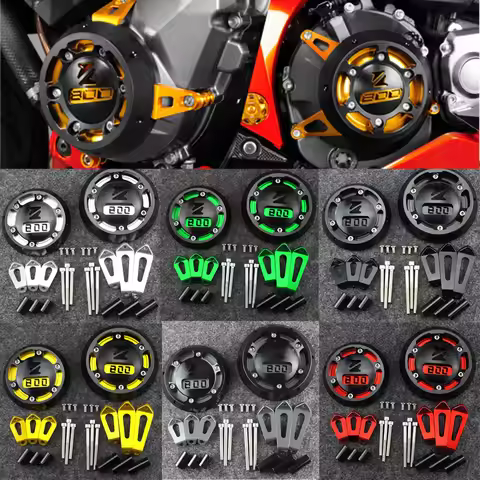 For KAWASAKI Z800 Engine Stator Cover Left & Right Side Protector for Kawasaki Z800 2013-2020 Engine