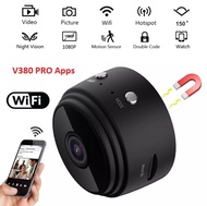 [READY STOCK] A9 Hidden Camera ORI V380 PRO App CCTV 128BG HD 1080P WI-FI Spy Camera Security Night 