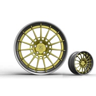 Custom 5x112 Wheels 19 Inch Black Finish Passenger Car Wheels Chrome Polished for mercedes