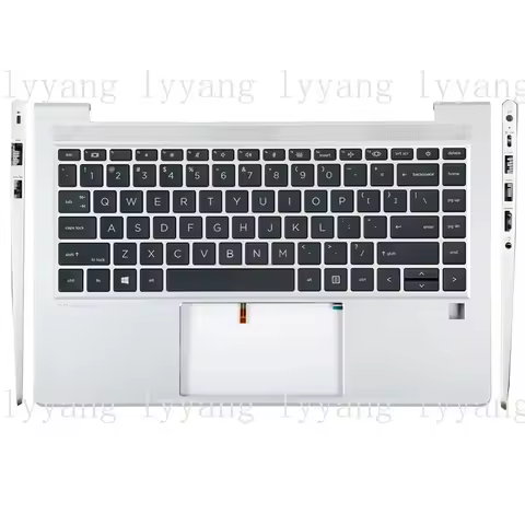 f Backlit Keyboard For HP Probook 440 445 G8 ZHAN66 Pro 14 G4 Upper Cover Top Case