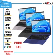 LAPTOP ADVAN SOULMATE INTEL N4020 RAM12GB 384GB WINDOWS 11 ORIGINAL