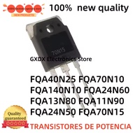 1-5PCS new quality FQA40N25/70N10/140N10/24N60 FQA13N80/11N90/24N50 FQA70N15 TO3P POWER TRANSISTORS 