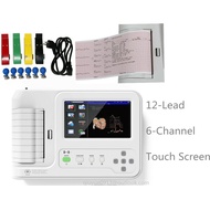 CONTEC 7" Touch Screen ECG600G EKG Machine Electrocardiograph 6 Channel ECG Monitor+ PC Software 1 y