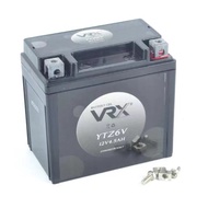 VRX MOTORCYCLE BATTERY /MOTOR BATERI - YTZ6V HONDA RS150 RS150R /CLICK 150i/PCX159/CBR125/CBR150