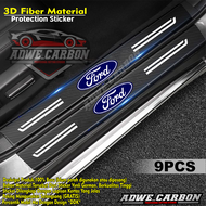 stiker mobil ford sticker karbon 3d sill plate ford ranger fiesta escape everest pelindung pijakan p