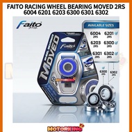 FAITO RACING MOVED WHEEL BEARING 6004 6201 6203 6300 6301 6302 2RS SPECIAL BEARING FAITO