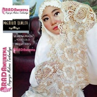 PREORDER TELEKUNG/Mukena prada rose gold