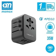 Momax UA9D 1-World PD35W 5 ports + AC Travel Adapter