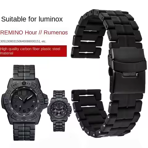 Plastic Steel Watchband For Luminox Watch 0151 0351 3050 3080 8800 Series Sports man Bracelet Time W