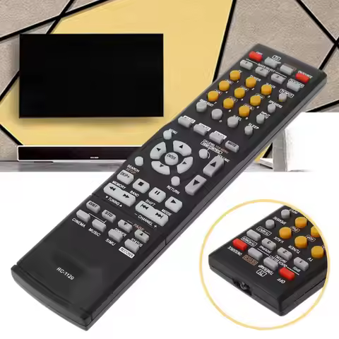 Replaced Remote Control RC-1120 RC1120 for Denon AV Receiver AVR-590 DHT590BA AVR-1610 Television Co