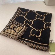 8P8A Scarf Cashmere Double-Sided New Style Jacquard Wool Shawl All-Match Jacquard 2025g Bib Keep War