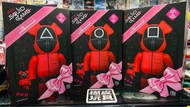 ⚠️現貨$2799/套，不設留貨先到先得⚠️  Medicom BE@RBRICK BEARBRICK  《SQUID GAME 魷魚遊戲》 圓型 三角型 四方形 400%  一套3盒，全新靚盒   