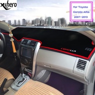Car Dashboard Cover Dash Mat For Toyota Corolla 2007-2014 2015 2016 2017 2018 Altis Shading Sun Shad