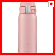 ZOJIRUSHI Water Bottle Direct Drinking [One Touch Open] Stainless Steel Mug 360ml Pink SM-SF36-PA