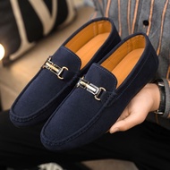 Spring Summer Peas Shoes Men's Shoes Breathable Casual Shoes Men's Blue All-Match Shoes Men's Social