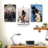 BAND GUNS N ROSES MEMBER ROOM DISPLAY 20X30 | GUNS N ROSES BAND WALL POSTER | Boy's Room Wall Displa