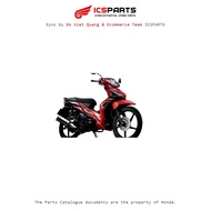 Plastic Set - Cover - HONDA K03 Wave Rsx 110 2010 Red -R340C Y8 Y9-A