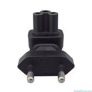 jenniferag.my EU4 0MM to IEC320 C5 Electrical Power Adapter EU Standard 2 Pin to IEC320 C5
