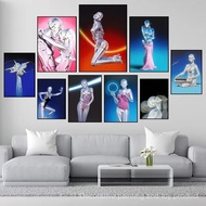Art H-Hajime S-Sorayama Poster Print Wall Painting Living Room Decor Home,No Frame Canvas Painting G