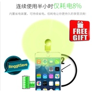 (Ready Stock)Type-C Mini USB Portable Fan Type C Connector Green With Free Gift