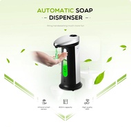 Hot sale 400ML Automatic Liquid Soap Dispenser Smart Sensor Touchless ABS Electroplated Sanitizer Dispensator for Bathroom Home Christmas Gift
