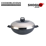 Shogun Senjo Nonstick Wok 40cm (Induction) - Lightweight Scratch Resistance Easy Clean All Stovetops