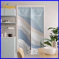 Langsir Dapur Door Curtain Bedroom Kitchen Partition Curtain Bathroom Shade Curtain Japanese Style Feng Shui Curtain