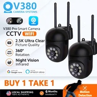 BUY 1 TAKE 1 2MP 4G WiFi IP CCTV Camera 5X Zoom PTZ Surveillance Color Mini Night Vision Ai Human Wa