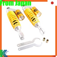 Hegeiisy 320MM 340MM 7MM Spring Motorcycle Shock Absorber Rear Suspension for ATV Quad Scooter Bumpe