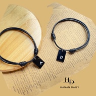 Acrylic Square Bracelet Letter A~Z | Letter Bracelet