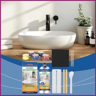 Bathtub Repair Kit Waterproof Grout Restorer Porcelain Repair Kit for Fiberglass Ceramic Tile Marble