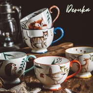 Hand Painted Animal Ceramic Mug