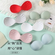 一体式透气大码女士瑜伽服泳衣海绵胸垫插片可拆卸替换文胸垫罩杯One-piece Breathable Large-size Women's Yoga Suit yanzifushi.my2025110