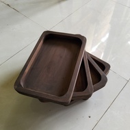 Aesthetic wooden tray rectangular rectangular coaster kitchen coaster aesthetic tray