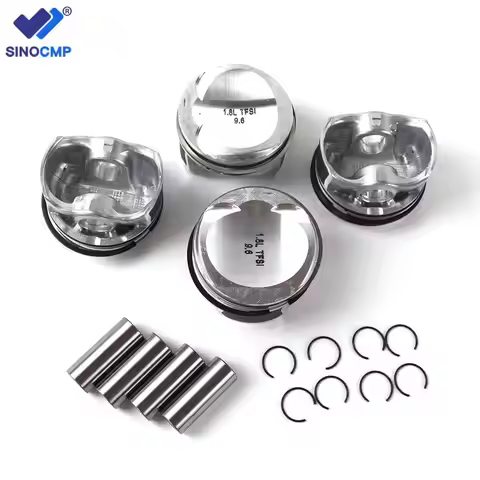 1.8T Engine Pistons 21mm & Rings 83mm Fit For VW Golf AUDI A3 A4 A5 TT CDHA EA888