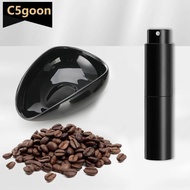 C5GOON Ceramic Coffee Bean Dosing Cup White Pottery Teaspoon Tea Separator Light Spray Bottle Anti-S