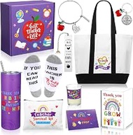 FoldTier Teacher Appreciation Gifts Thank You Best Teacher Gift Basket for Teachers Appreciation Wee