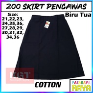 FALCON SKIRT PENGAWAS BIRU TUA 200 (SCHOOL UNIFORM FALCON PENGAWAS SKIRT)
