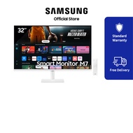 Samsung 32" M7UHD White Smart Monitor | Eye Saver | PC Experience with Samsung Dex |LS32DM701UEXXS