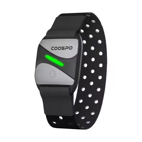 Coospo HW807 I Waterproof Rechargeable Bluetooth 5.0 ANT Heart Rate Monitor Bracelet+HRV Heart Rate 